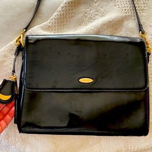 Black Tahari Messenger Bag